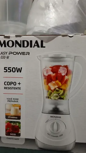 Liquidificador mondial novo