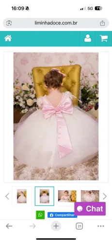 Vestido Aniversário Daminha Festa - um LUXO