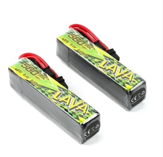 3 packs Baterias Lava II 3s 580 mAh 95c total 6 unidades