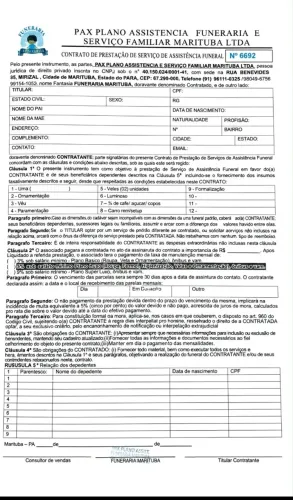 Vendo plano funerária completo 2 em 1 tanto pela parte da saúde quanto pela parte funerári