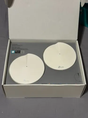 Roteador Wi-Fi Mesh TP-Link Deco M9 Plus AC2200 com 2 unidades