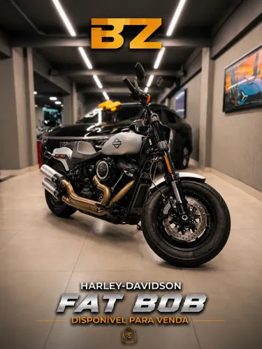 HARLEY-DAVIDSON FAT-BOB 107 - Baixo Km - Impecável