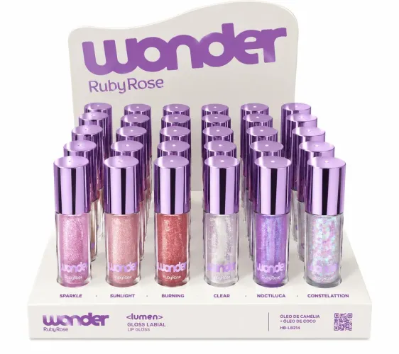 Gloss Labial Wonder Lumen Ruby Rose