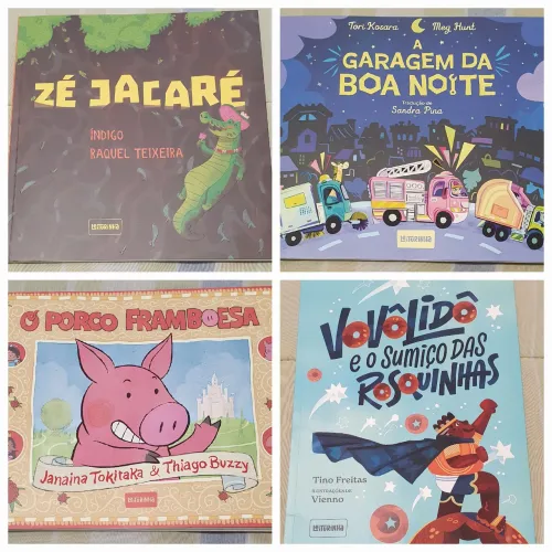 Kit 4 livros Leiturinha