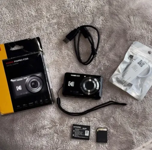 Câmera Kodak Pixpro Fz55 Na Caixa Novíssima Preto