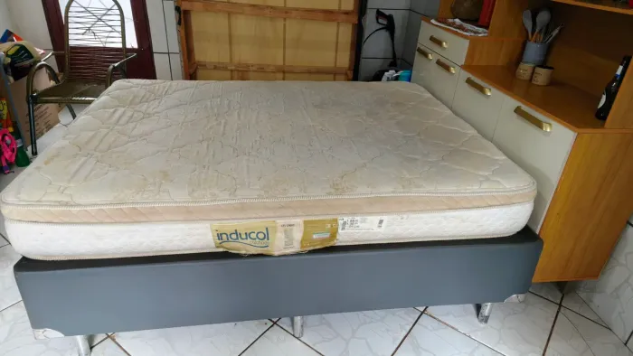Cama box + colchão pra sair hoje