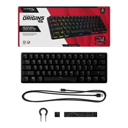 Teclado gamer aloy origins hyperx