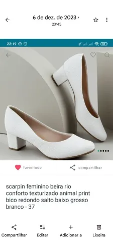 Scarpin branco