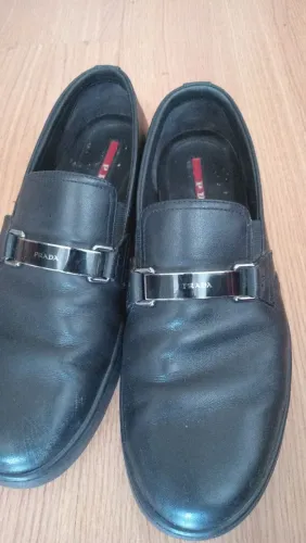 Sapato Prata de couro Preto 41 original