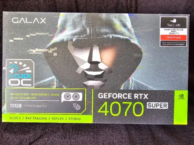 Placa de vídeo Nvidia Galax Geforce Rtx 4070 Super 12gb - Perfeito estado - NF e garantia