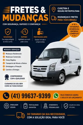 FRETES TRANSPORTES E MUDANÇAS partir de 100.00 reais