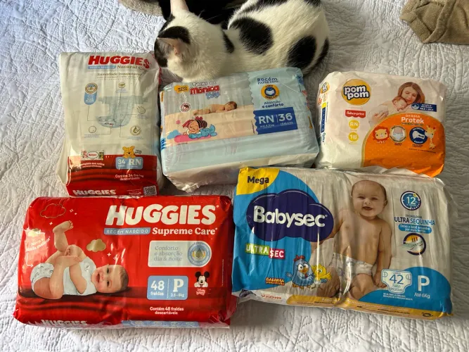 Fraldas descartáveis