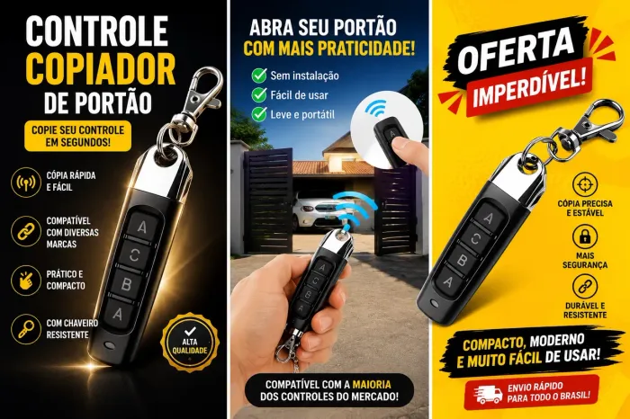 Controle de Portão Copiador