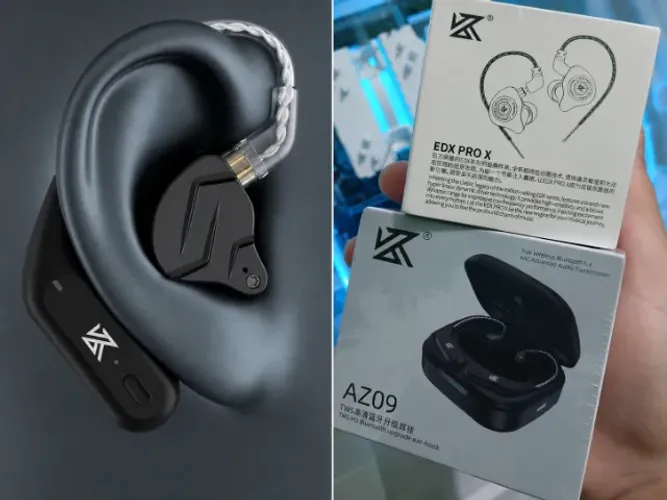 fone EDX pro x + Módulo Bluetooth KZ az09