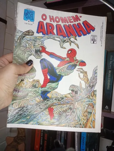 Lote Série Graphic Novel - Demolidor, Capitão Marvel, Homem-Aranha e Homem de Ferro