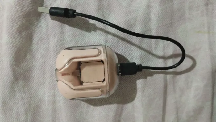 Fone de ouvido Bluetooth Rosa