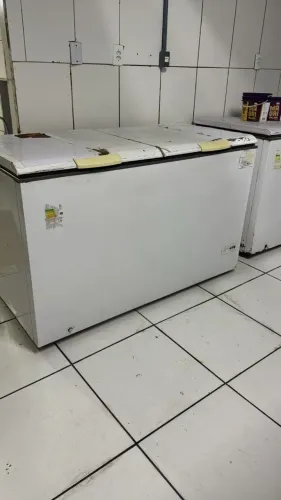 Freezer horizontal 2 tampas 150x70x88 para comércio
