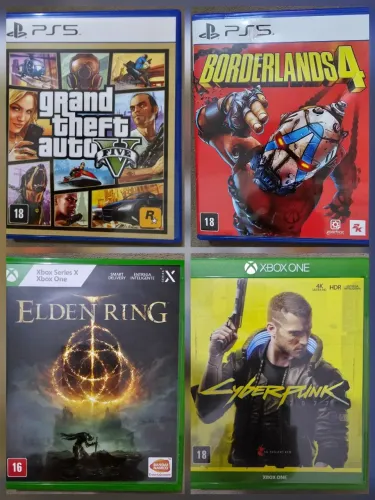 Jogos PS5 e Xbox - Mídia Física