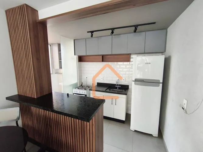 Apartamento com 1 dormitório para alugar, 49 m² por R$ 1.800/mês - Inconfidentes - Pouso A