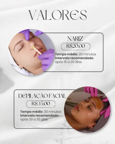 Depilação na cera 