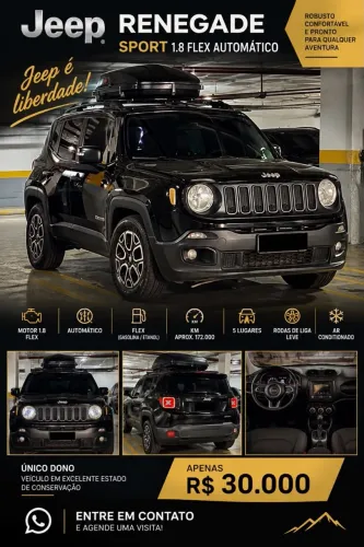 Jeep Renegade 1.8 4X2 Flex 16V Aut. 2018