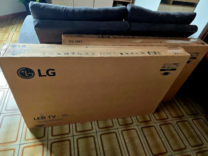 Smart TV LG 50" UHD 4K ThinQ Al Smart Pro Alexa, Lacrada, NF, Garantia LG
