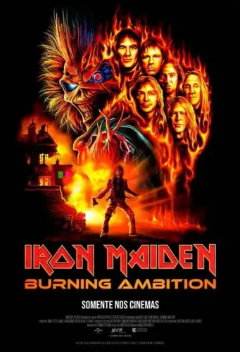 Poster/cartaz do Iron Maiden tamanho cinema