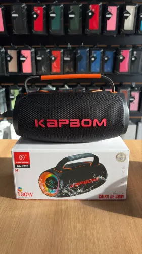 Caixa de Som Boombox Kapbom 100W Prova dgua iPX5