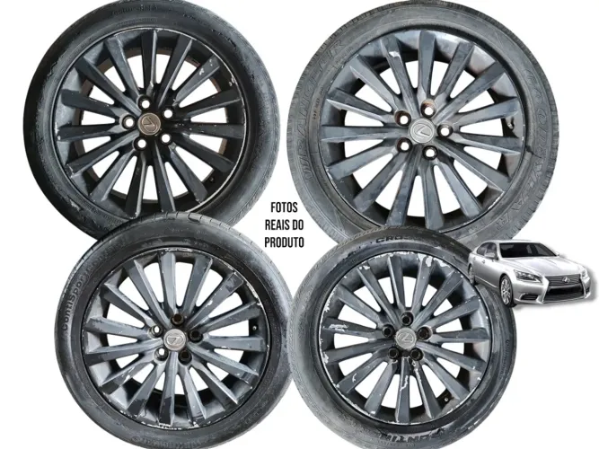 Jogo De Rodas 4x 235/55 R19 Aro 19 Lexus Ls 460l 2013 