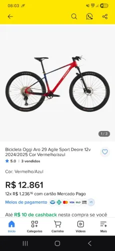 Mountain Bike Semi-Nova - Impecável e Muito Conservada