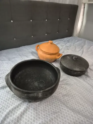 Vendo conjunto de panelas de barro