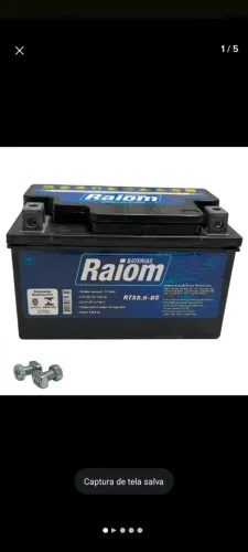 3  baterias 8.6 usada em boas condições Hornet CBR XJ6 MT 07 09