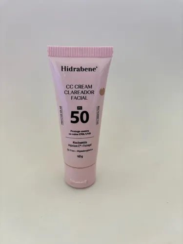 CC Cream Clareador Facial Hidrabene FPS 50 ? 40g