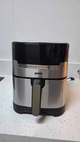 Fritadeira Air Fryer Arno Air Plus Expert & Grill Digital 4,2L Inox - Novinha!