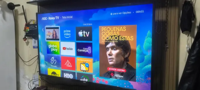Smart tv AOC 43 polegadas ROKU