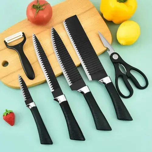 Kit de Facas 6 pcs - NOVO