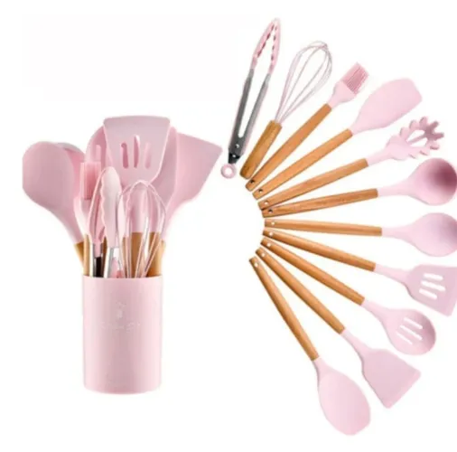 Kit 12 utensílios de cozinha