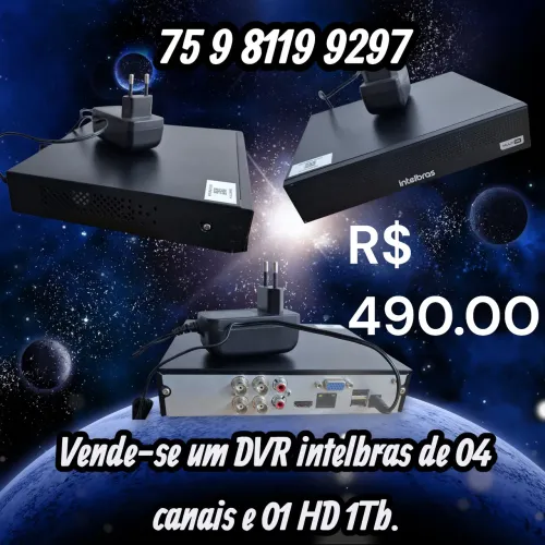 DVR INTELBRAS 4 canais