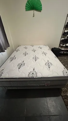 Cama box com colchão conjugado 