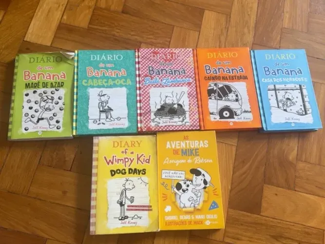Coleção Diário de um Banana - 5 Livros por R$ 100 + 2 Brindes!