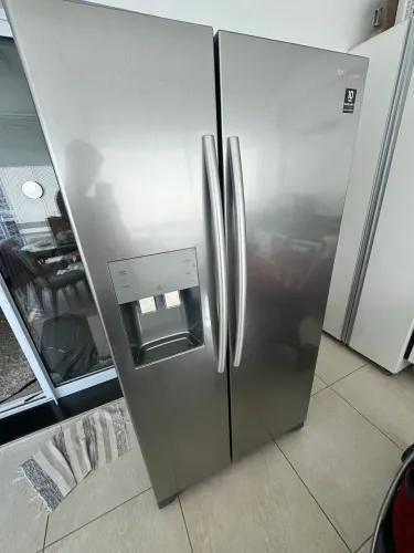 Geladeira Samsung Side by Side 501L Inox RS50N3413S8 Digital Inverter 127V
