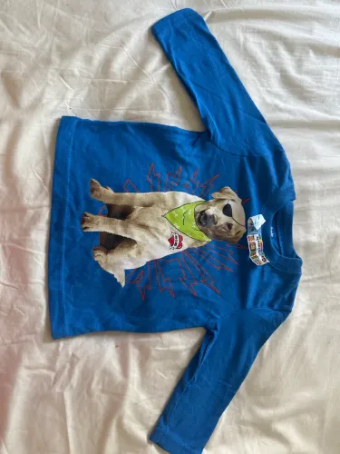 Camiseta Garanimals TAM 12 meses cachorro pirata