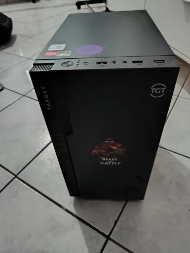 Gabinete Gamer TGT Preto / Ótimo Estado e Fluxo de Ar