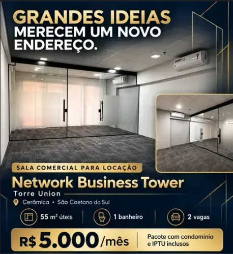 Imóvel para aluguel tem 55 m² em Cerâmica - São Caetano do Sul - SP