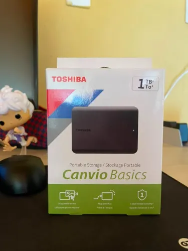 HD Externo Toshiba Disco rígido externo Portátil USB 3.0 Toshiba Canvio Basics HDTB510XK3A
