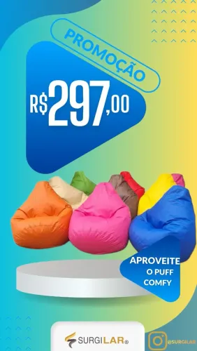 PUFF COMFY O MELHOR!!