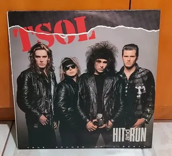 Vinil TSOL "Hit and Run" (1987) usado