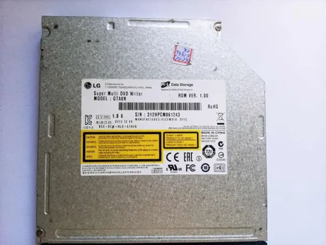 Drives de DVD mini-sata com espessura 12.5mm para notebook.
