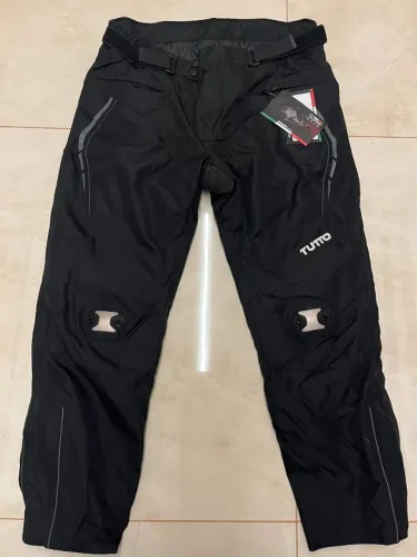 Calça Tutto Alumi Preta Impermeável para Moto tamanho 5XL Nova