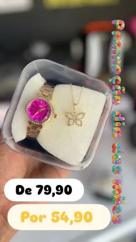 Relógios femininos promoção dia das mães 